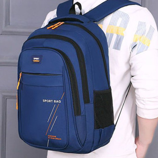 Ba Lô Du Lịch Vải Oxford Màu Trơn Sức Chứa Lớn Thời Trang Mới Cho Nam