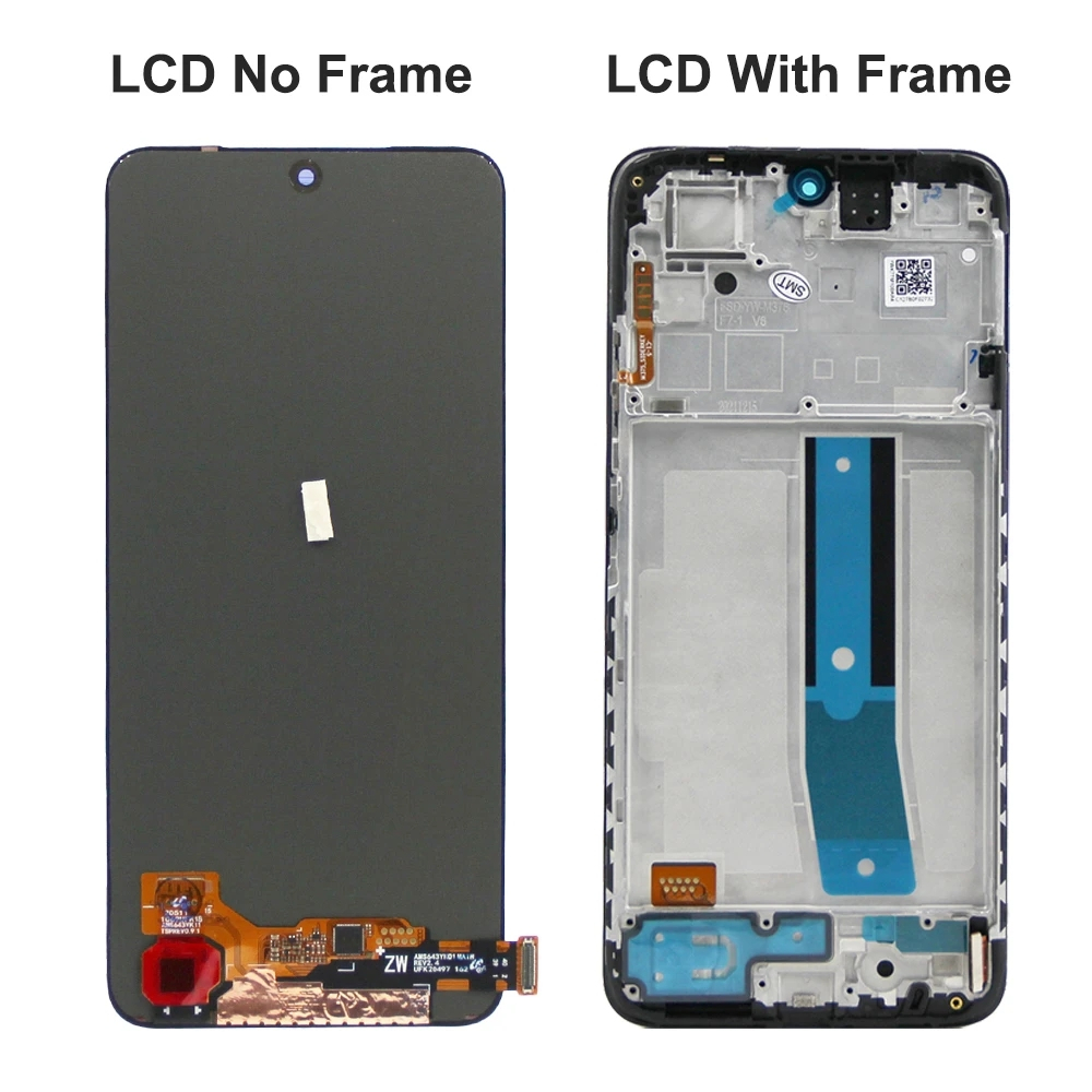 Màn Hình LCD Chất Lượng Cao Thay Thế Cho Xiaomi Redmi Note 11 2201117Tg Note 11 4G 21121119Màn Hình Cảm Ứng Kèm Khung Thay Thế Chất Lượng Cao