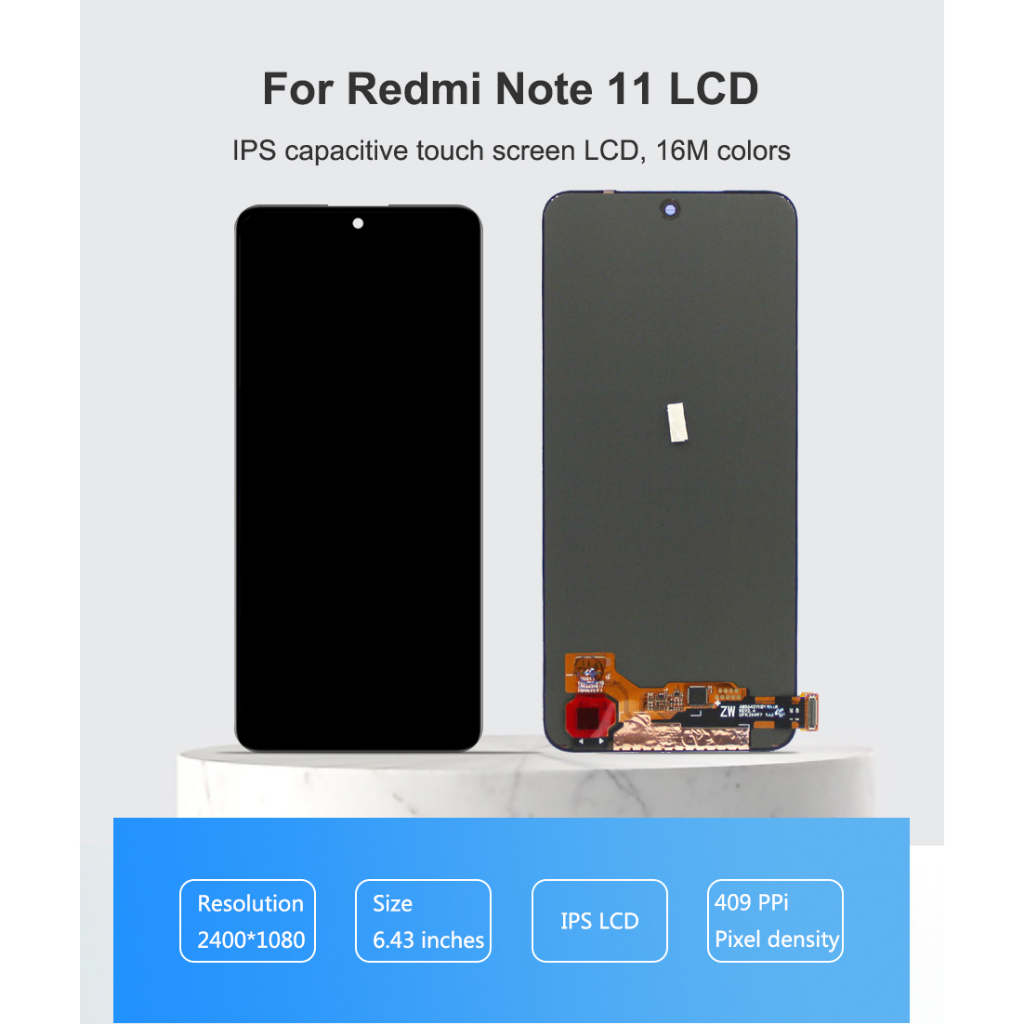 Màn Hình LCD Chất Lượng Cao Thay Thế Cho Xiaomi Redmi Note 11 2201117Tg Note 11 4G 21121119Màn Hình Cảm Ứng Kèm Khung Thay Thế Chất Lượng Cao
