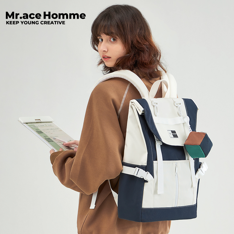 MR. ACE HOMME Ba Lô da Đựng Laptop 15.6 inch Chống Thấm Nước Cho Nữ