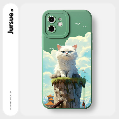 Ốp lưng JURSUE mềm chống sốc hoạt hình dễ thương đẹp Cho iPhone 17 16 15 14 13 12 11 Pro Max SE 2020 X XR XS ip 8 7 Plus kute Y3671