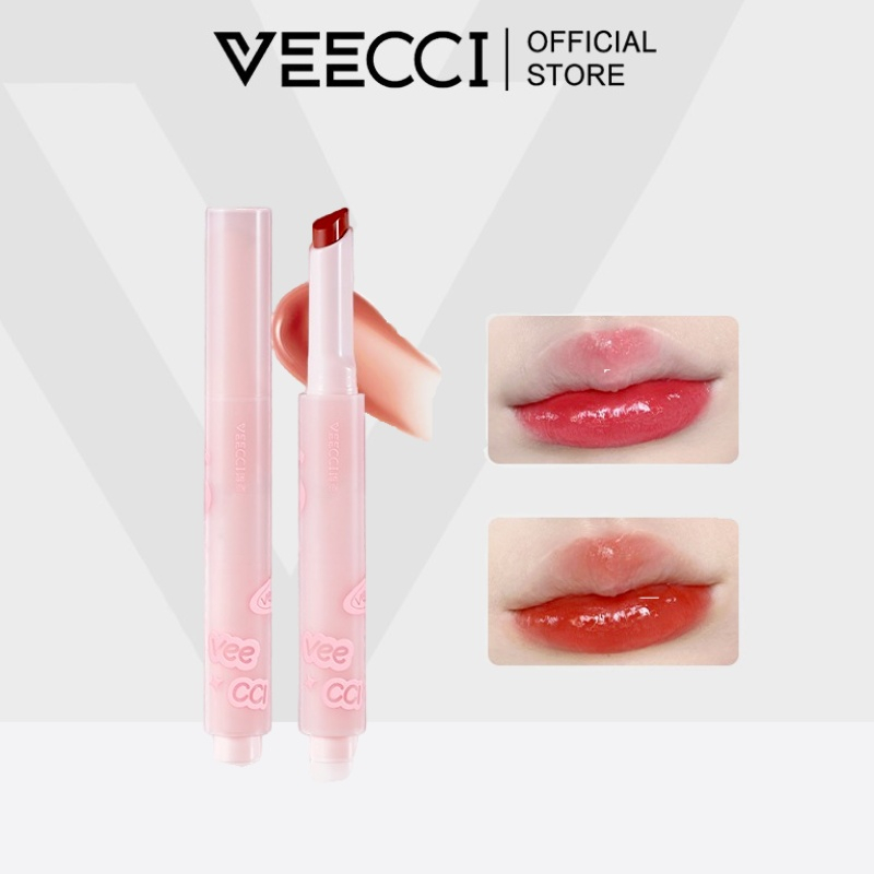 VEECCI son bóng, dưỡng ẩm, không phai, chống dính cốc, làm loãng đường viền môi, son môi