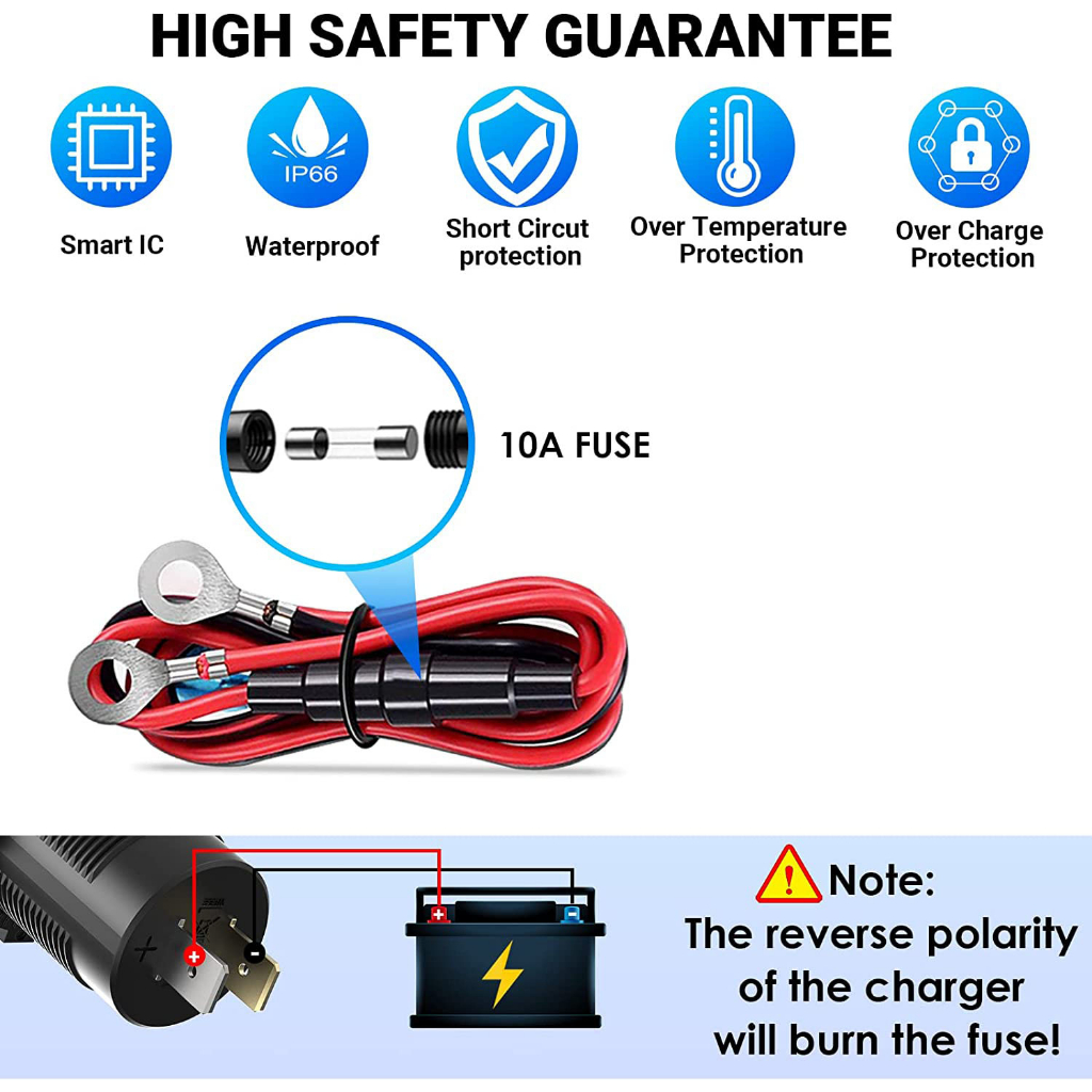 Ổ Cắm Sạc USB 83W 12V 65W PD USB-C 18W QC3.0 Chống Thấm Nước Cho Xe Hơi / Tàu Thuyền / Xe Máy / Tàu Thuyền DIY
