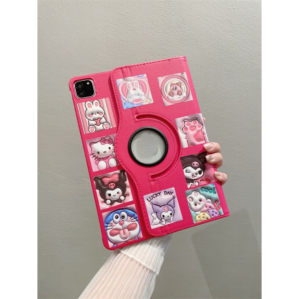 Ốp Máy Tính Bảng In Thỏ Hoạt Hình Chống Rơi Vỡ Cho iPad 10 2019 2020 10.2 Pro11 inch 9.7 Air2 3 4 5 mini6 5 4