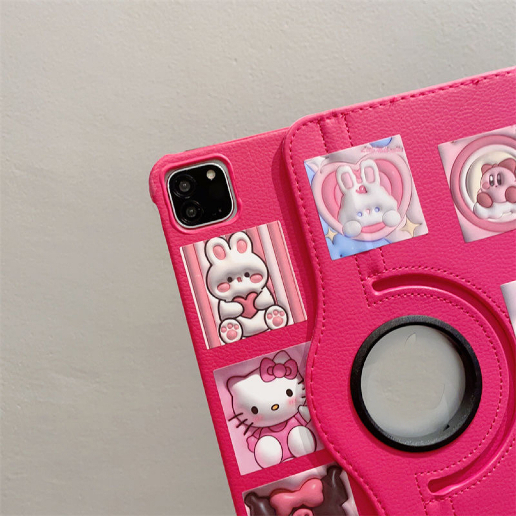 Ốp Máy Tính Bảng In Thỏ Hoạt Hình Chống Rơi Vỡ Cho iPad 10 2019 2020 10.2 Pro11 inch 9.7 Air2 3 4 5 mini6 5 4