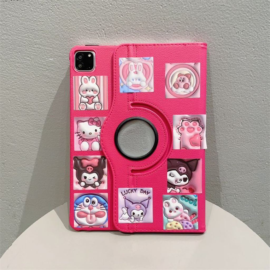 Ốp Máy Tính Bảng In Thỏ Hoạt Hình Chống Rơi Vỡ Cho iPad 10 2019 2020 10.2 Pro11 inch 9.7 Air2 3 4 5 mini6 5 4