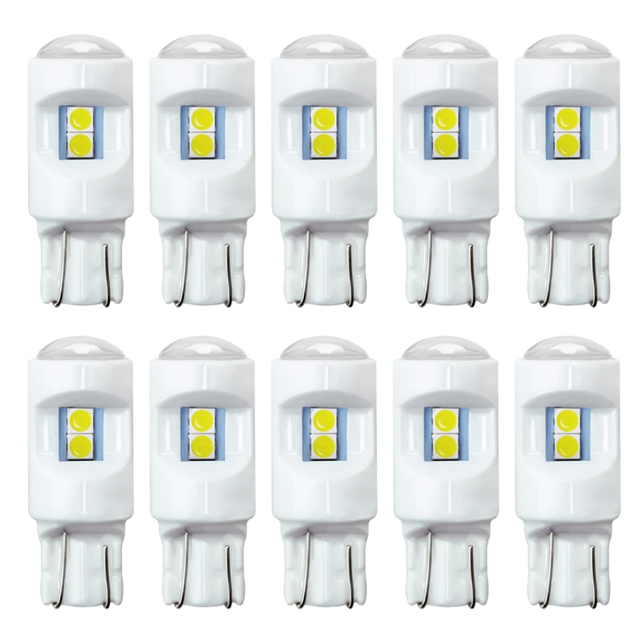 Bộ 10 Đèn LED T10 W5W 3030 SMD Siêu Sáng Cho Xe Hơi Xe Máy