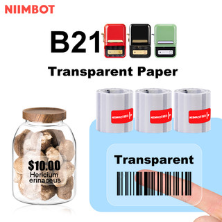  Nhãn dán trong suốt NIIMBOT cho NIIMBOT B21 / B1 / B3S tiện lợi