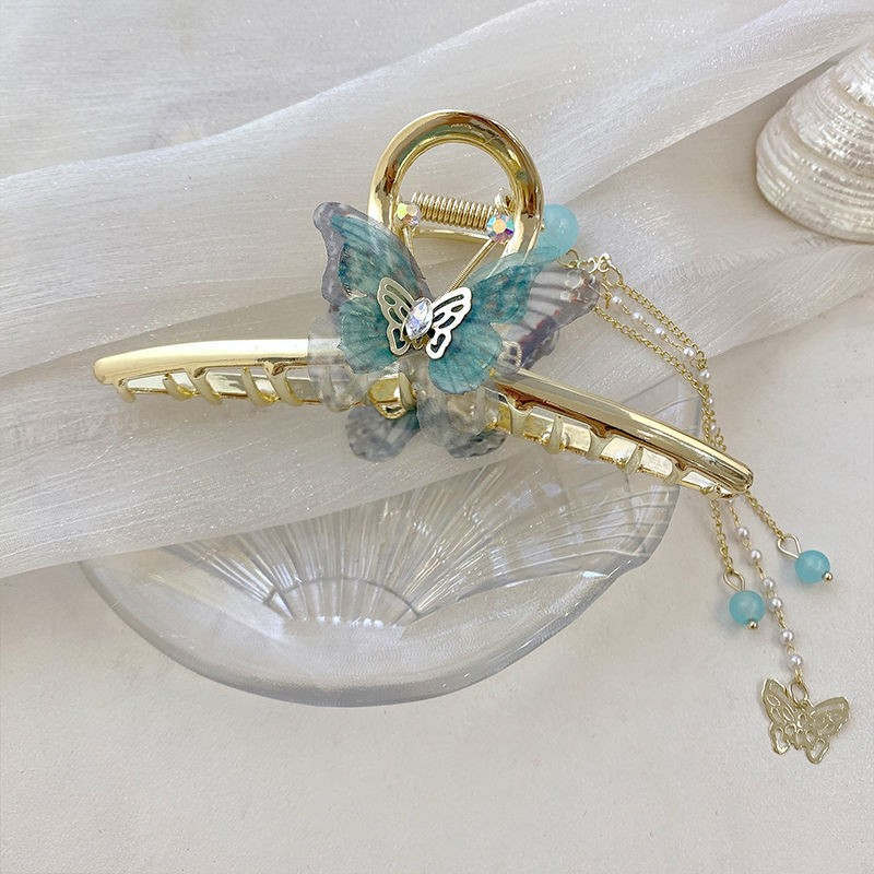 Kẹp Tóc Hợp Kim Đính Đá Lấp Lánh Phong Cách Hàn Quốc Cho Nữ