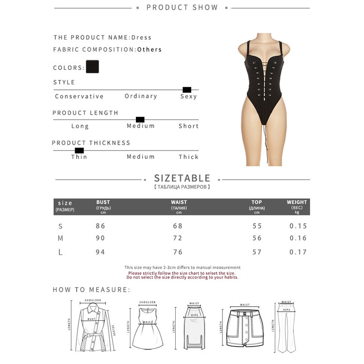 Klalien Bộ Áo Liền Quần Ôm Dáng Phong Cách INS Cá Tính Cho Nữ | BigBuy360 - bigbuy360.vn