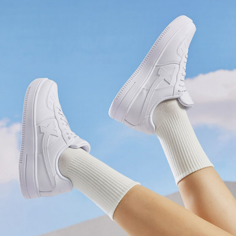 Giày thể thao Xtep có đệm thoải mái bền bỉ thời trang dành cho nữ