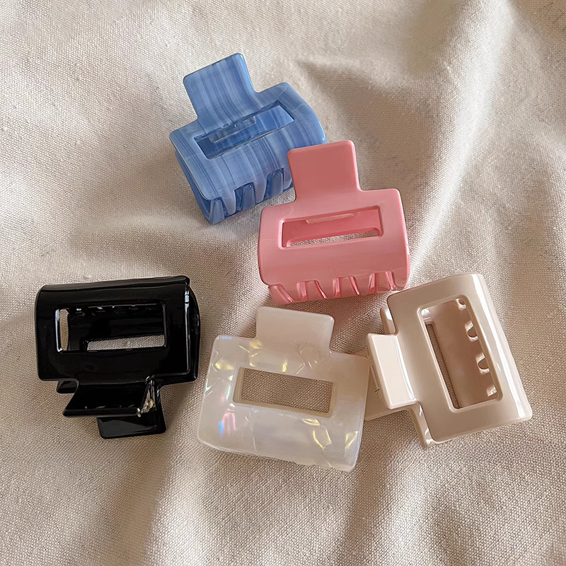 Kẹp Tóc Nhỏ Hình Vuông Đơn Giản Thời Trang Hàn Quốc Cho Nữ