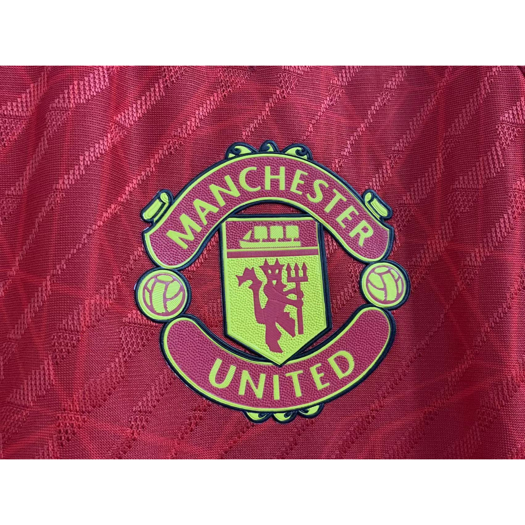 Áo Thun Bóng Đá Màu Đỏ Size S-2XL Size S-23-24 （only T-shirt）MANU