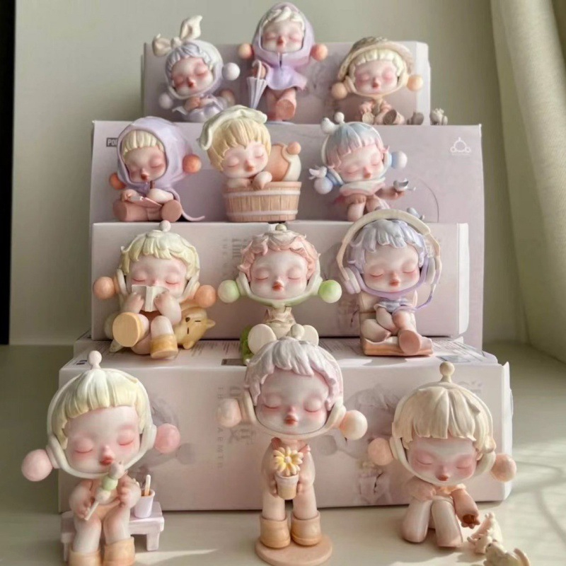 Không Gây Đau Đớn✿ Cây Lau Nhà POP MART POP MART ✿Nhiệt Kế sp8SKULLPANDA Hộp Giấc Mơ Trong Rừng Thực Phẩm Thủ Công