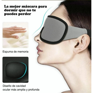 [Hàng Hot] Miếng bịt mắt ngủ 3D giảm căng thẳng nhẹ nhàng với dây đeo điều chỉnh được mềm mại