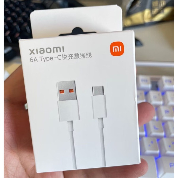 Cáp sạc Xiaomi 6A gốc Redmi 120W USB Type C Cáp sạc nhanh cho Xiaomi 11T pro/12pro Cáp dữ liệu tương thích 67W/65W/55W/33W