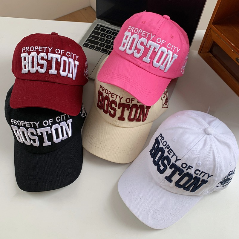 Mũ Lưỡi Trai Mềm Chống Nắng In Chữ Nhỏ Dễ Phối Đồ Phong Cách Hàn Quốc Cho Nữ