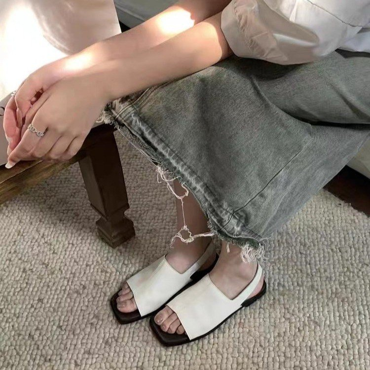 Giày Sandal Hở Mũi Plus Size 35-41