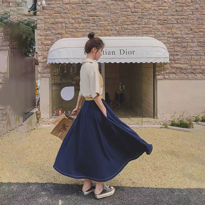 Đầm Sơ Mi Dáng Dài Rộng Thiết Kế Mới Thời Trang Dành Cho 2022