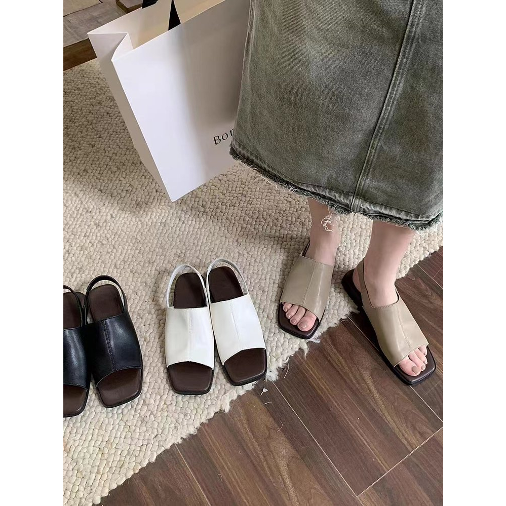 Giày Sandal Hở Mũi Size Lớn Thời Trang Cho Nữ