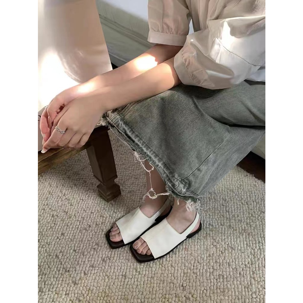 Giày Sandal Hở Mũi Size Lớn Thời Trang Cho Nữ
