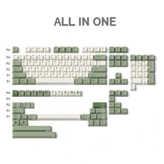 【JKDK】 bamboo forest keycaps cherry profile Dye-sublimation customized 68 84 87 96 104 keyboard keycap