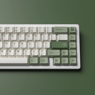 【JKDK】 bamboo forest keycaps cherry profile Dye-sublimation customized 68 84 87 96 104 keyboard keycap