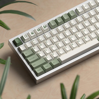 【JKDK】 bamboo forest keycaps cherry profile Dye-sublimation customized 68 84 87 96 104 keyboard keycap