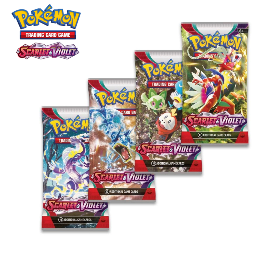 40 Pokemon thẻ Scarlet&Violet tăng cường gói Pokemon TCG