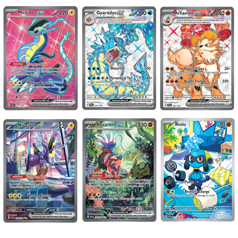 40 Pokemon thẻ Scarlet&Violet tăng cường gói Pokemon TCG