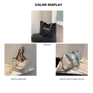 AlphaZ Túi Xách Da PU Màu Trơn Sức Chứa Lớn Thời Trang Cho Nữ