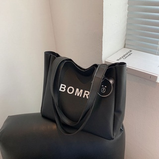 AlphaZ Túi Xách Da PU Màu Trơn Sức Chứa Lớn Thời Trang Cho Nữ