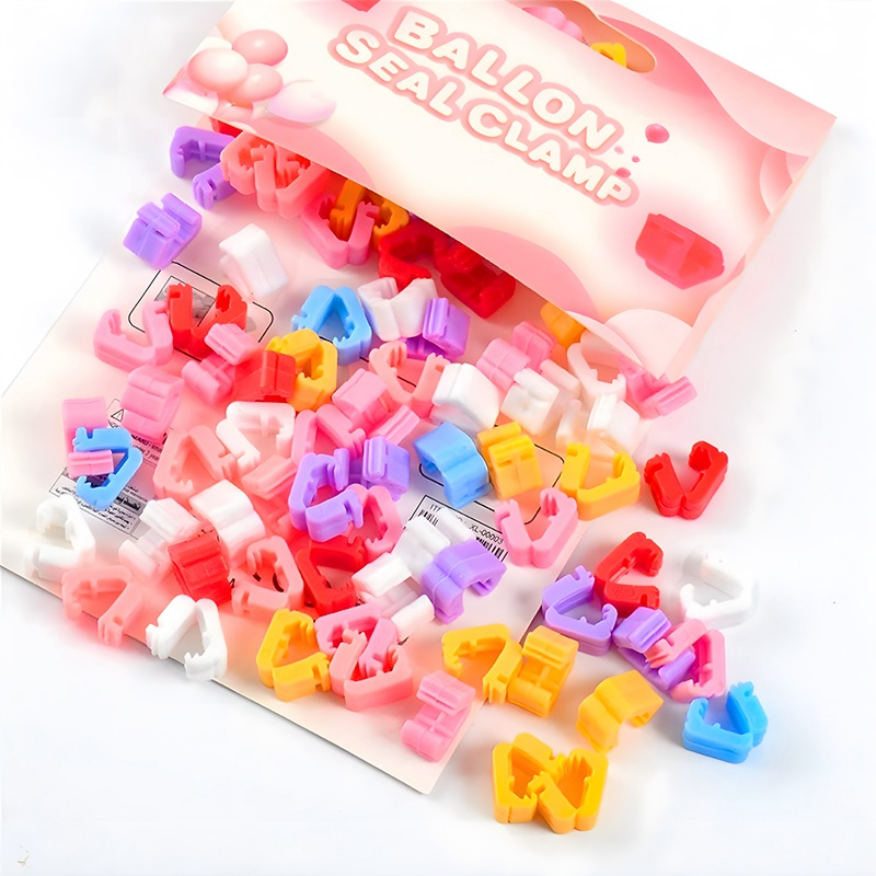 Set 100 Kẹp Bong Bóng Trang Trí Tiệc