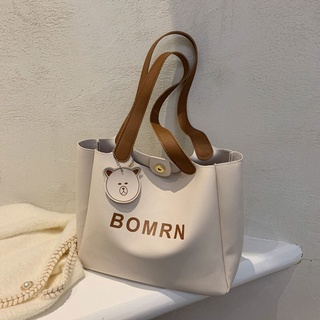 AlphaZ Túi Xách Da PU Màu Trơn Sức Chứa Lớn Thời Trang Cho Nữ