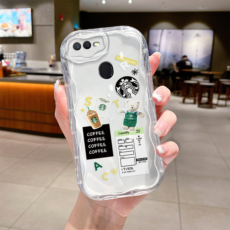 Ốp Điện Thoại Dẻo Họa Tiết Cây Kem Dễ Thương Cho Dòng OPPO A5S A12 F9 Pro