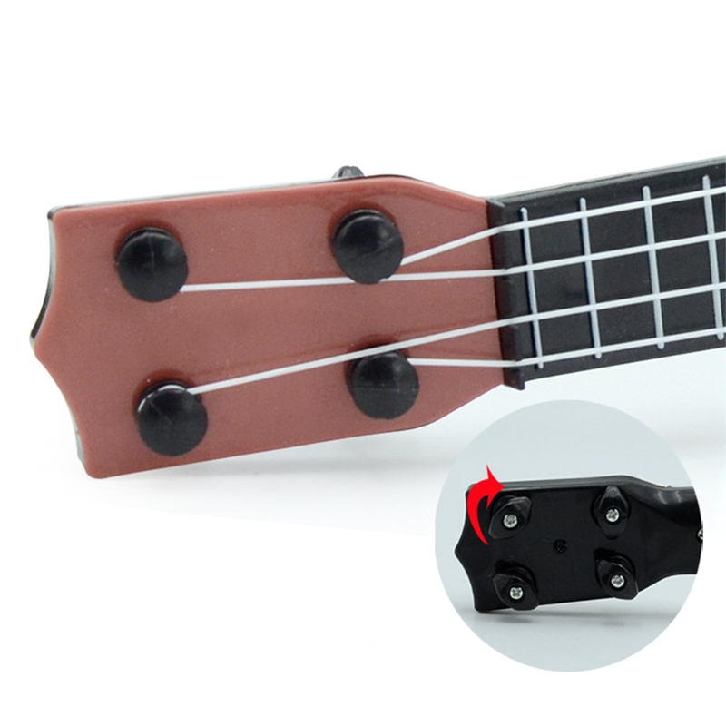 Đồ chơi đàn guitar mini 4 dây giáo dục sớm dành cho trẻ em