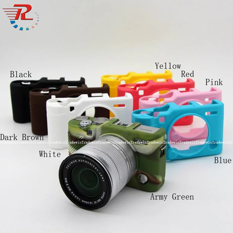 Vỏ bọc thân máy ảnh cao su silicon mềm cho Fujifilm XA5 X-A5