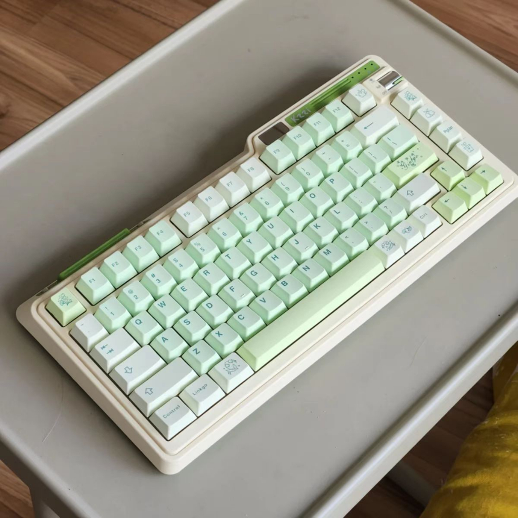 143 Phím bạch quả Keycaps MDA/Cherry  61/64/68/75/84/87/104/108 Dễ Thương PBT Dye Sub Bàn Phím Cơ Keycap
