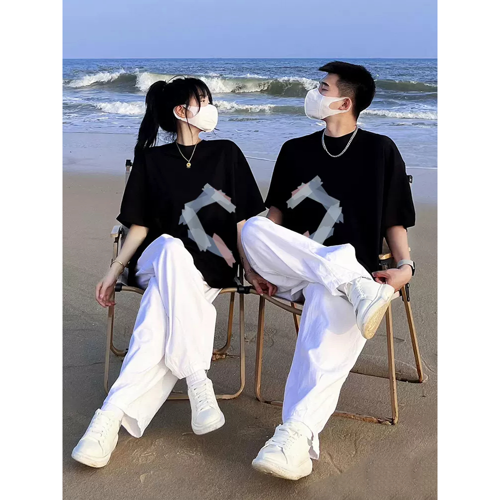 Áo Thun Unisex Form Rộng Nam Nữ Trắng Đen Local Brand dành cho cặp đôi Couple