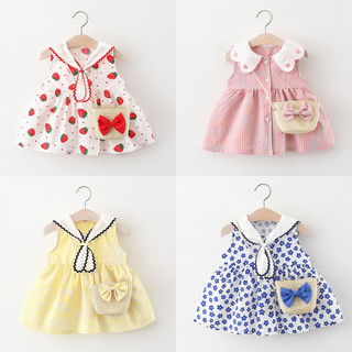 Đầm Công Chúa Chất Liệu Cotton Thời Trang Dành Cho Bé Gái 0-3 Tuổi