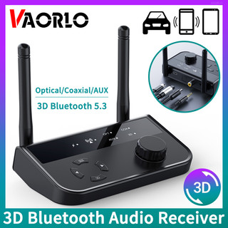 Vaorlo 2 trong 1 bluetooth 5.3 bộ thu âm thanh đa điểm kết nối 3,5mm aux 2 rca stereo âm nhạc không dây bộ chuyển đổi dongle