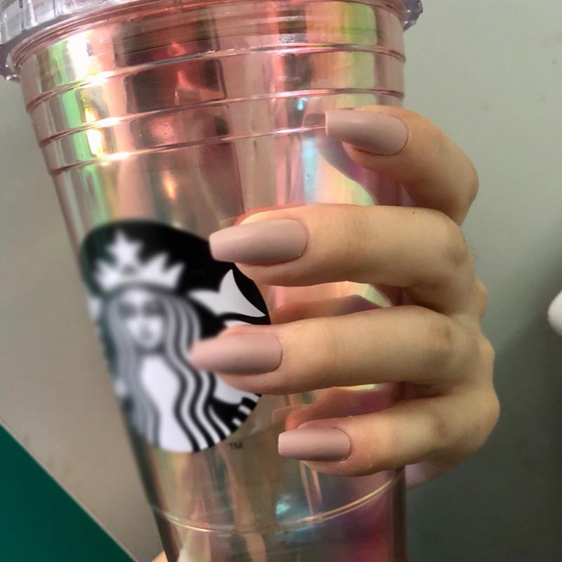 YADORNOS Set 24 Móng Tay Giả Màu Sắc Nhã Nhặn Dùng Để Trang Trí Nghệ Thuật