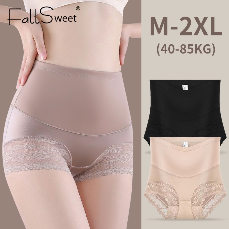 Fallsweet Quần Lót Định Hình Cơ Thể Lưng Cao Không Đường May Thoải Mái Mùa Hè Cỡ Lớn M Đến XXL Cho Nữ