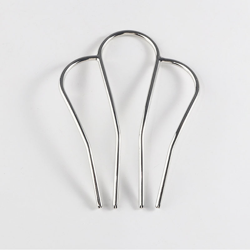 Kẹp Tóc Kim Loại Hình Chữ M Phong Cách Hàn Quốc Đơn Giản Dễ Phối Đồ Dành Cho Nữ