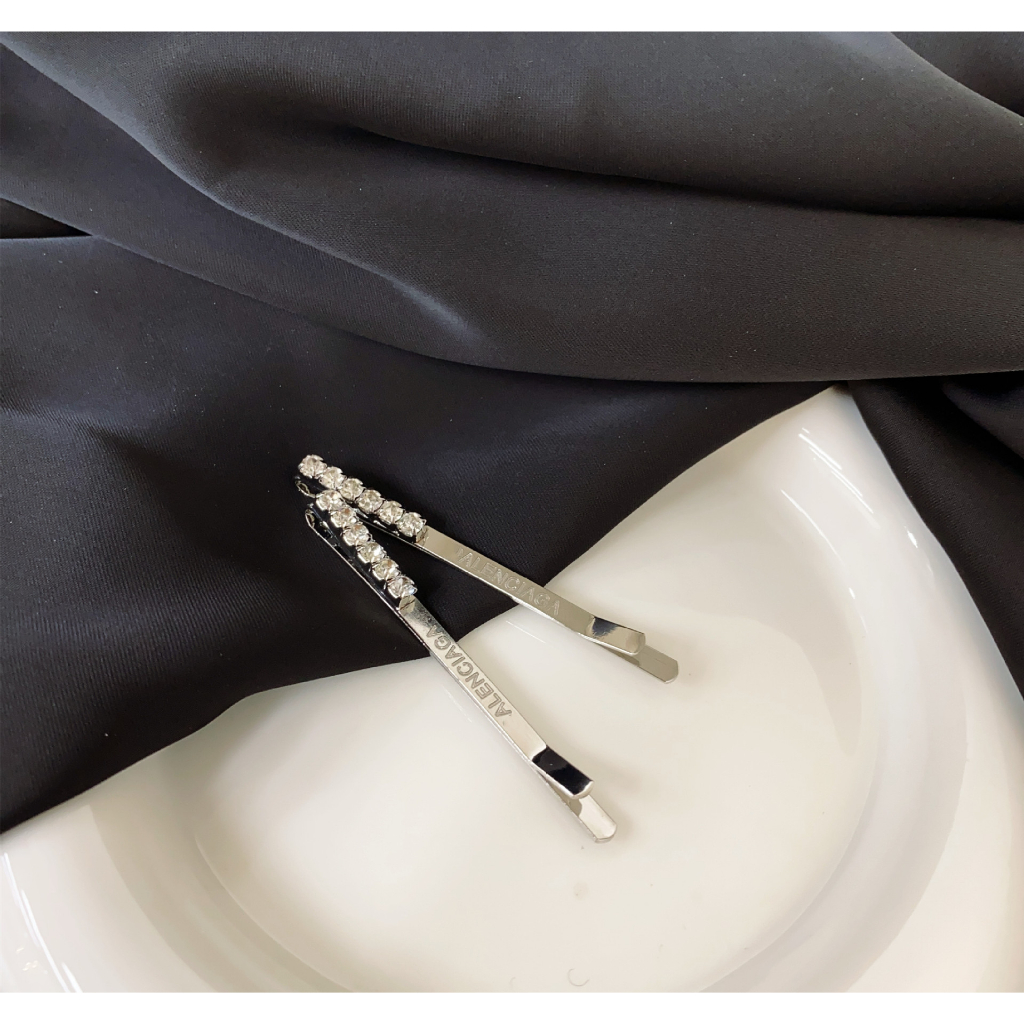 Kẹp Tóc Đính Kim Cương Chữ Phong Cách Âu Mỹ Sang Trọng