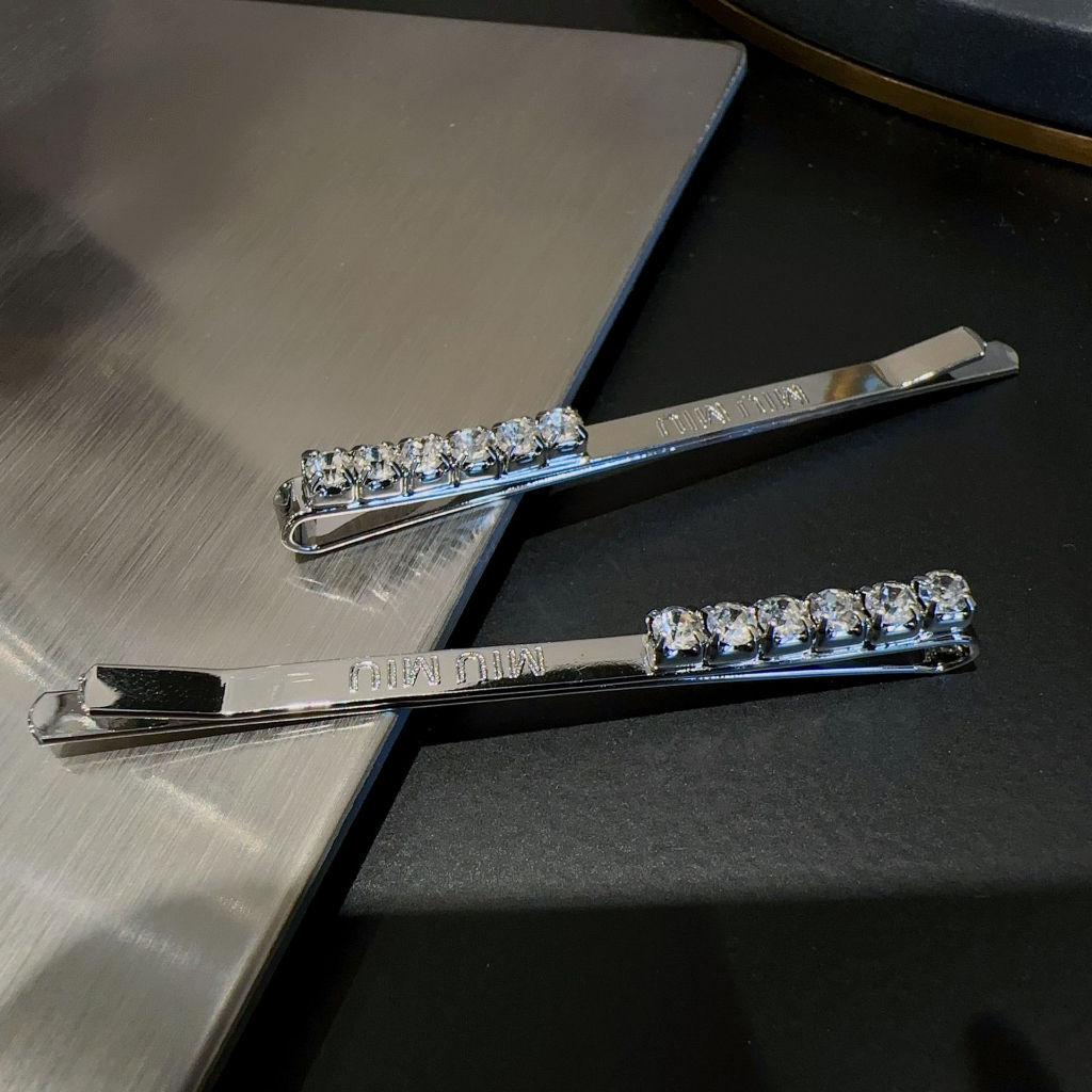 Kẹp Tóc Đính Kim Cương Chữ Phong Cách Âu Mỹ Sang Trọng