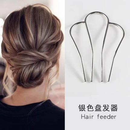 Kẹp Tóc Kim Loại Hình Chữ M Phong Cách Hàn Quốc Đơn Giản Dễ Phối Đồ Dành Cho Nữ