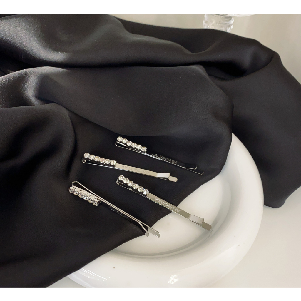 Kẹp Tóc Đính Kim Cương Chữ Phong Cách Âu Mỹ Sang Trọng