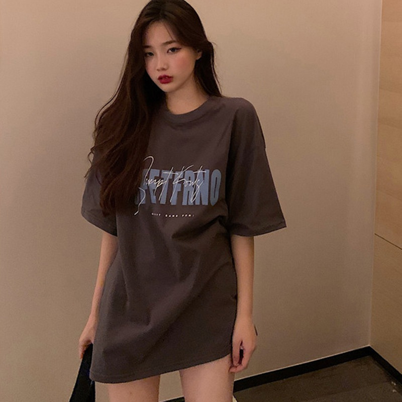 Áo Thun Tay Ngắn Dáng Rộng Phong Cách Hàn Quốc Thời Trang Cho Nữ