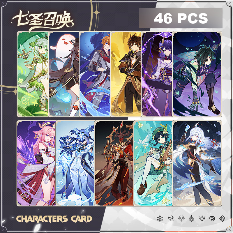 Lyney Bộ Sưu Tập Thẻ Bài Trò Chơi genshin Stagenius Lqokation tcg